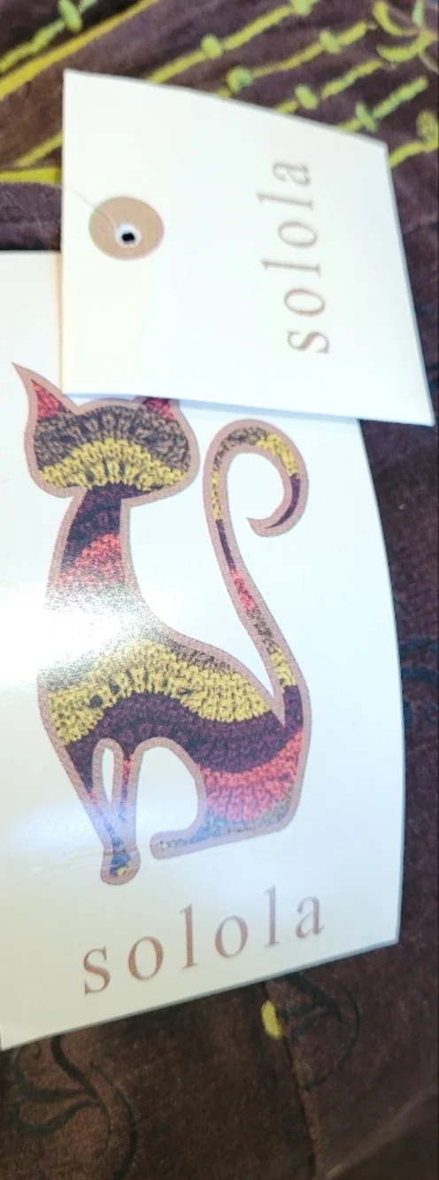 Solola Nwt Women's Brown & Green Embroidered Polka Dot Midi Skirt - Size 12 - Picture 5 of 10